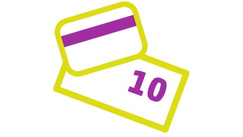 Symbol für Kreditkarte und Bargeld